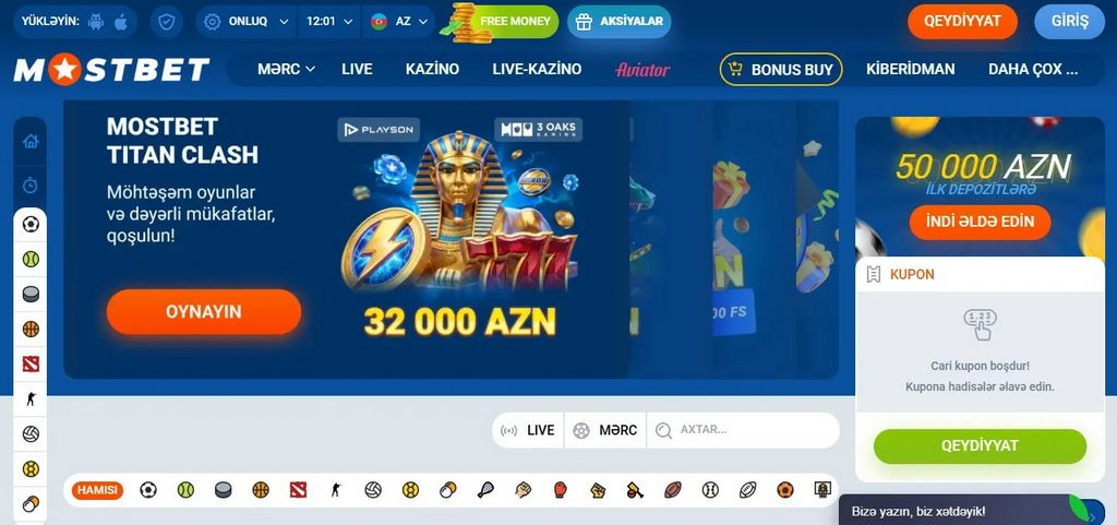 Mostbet Canlı Mərc 2026